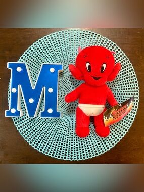 Hot Stuff Red Devil Plush Toy Stuffed Doll Cartoon White Underwear 10” With Tag